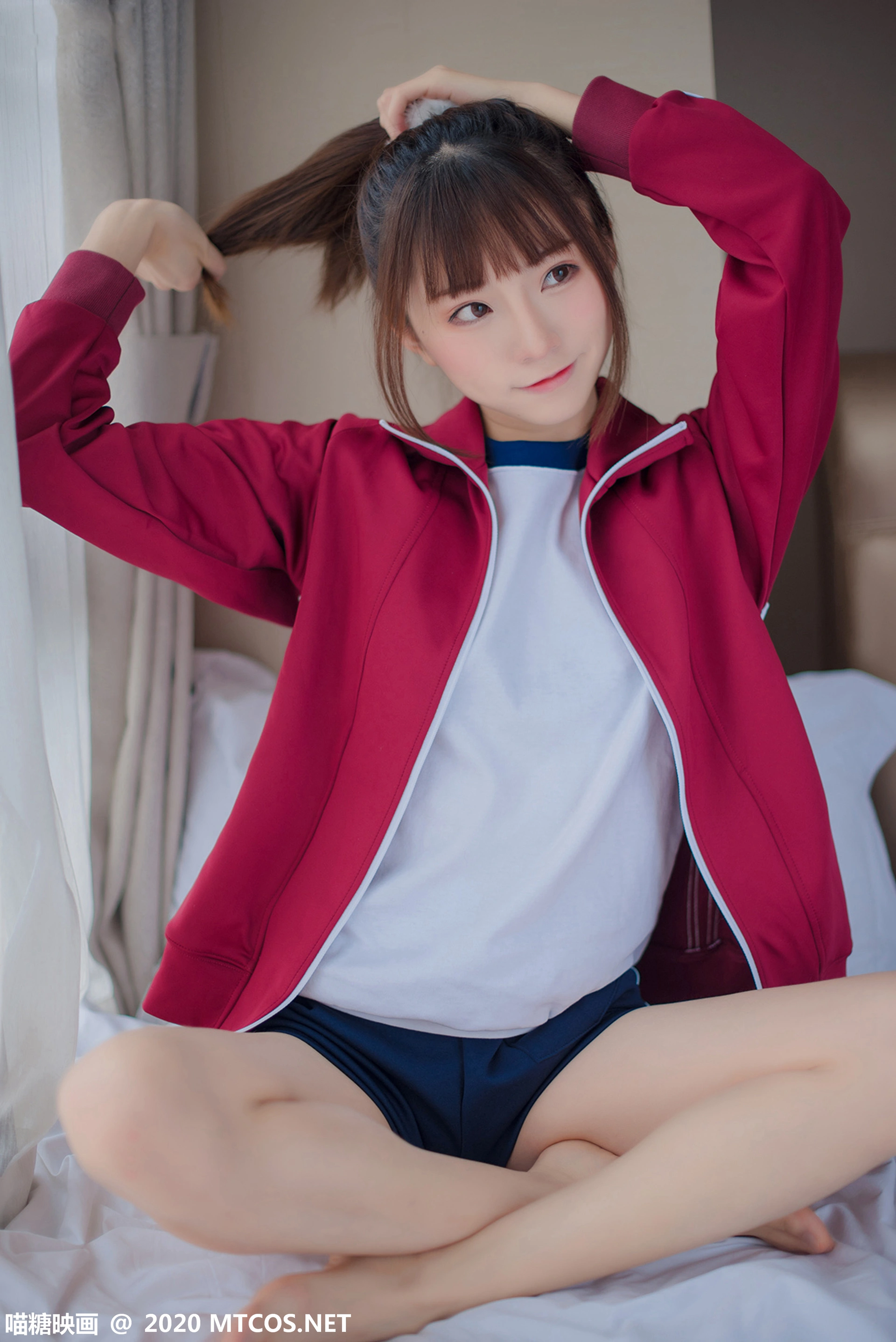 喵糖映画 - VOL.222 清凉体操服 清纯学妹 1