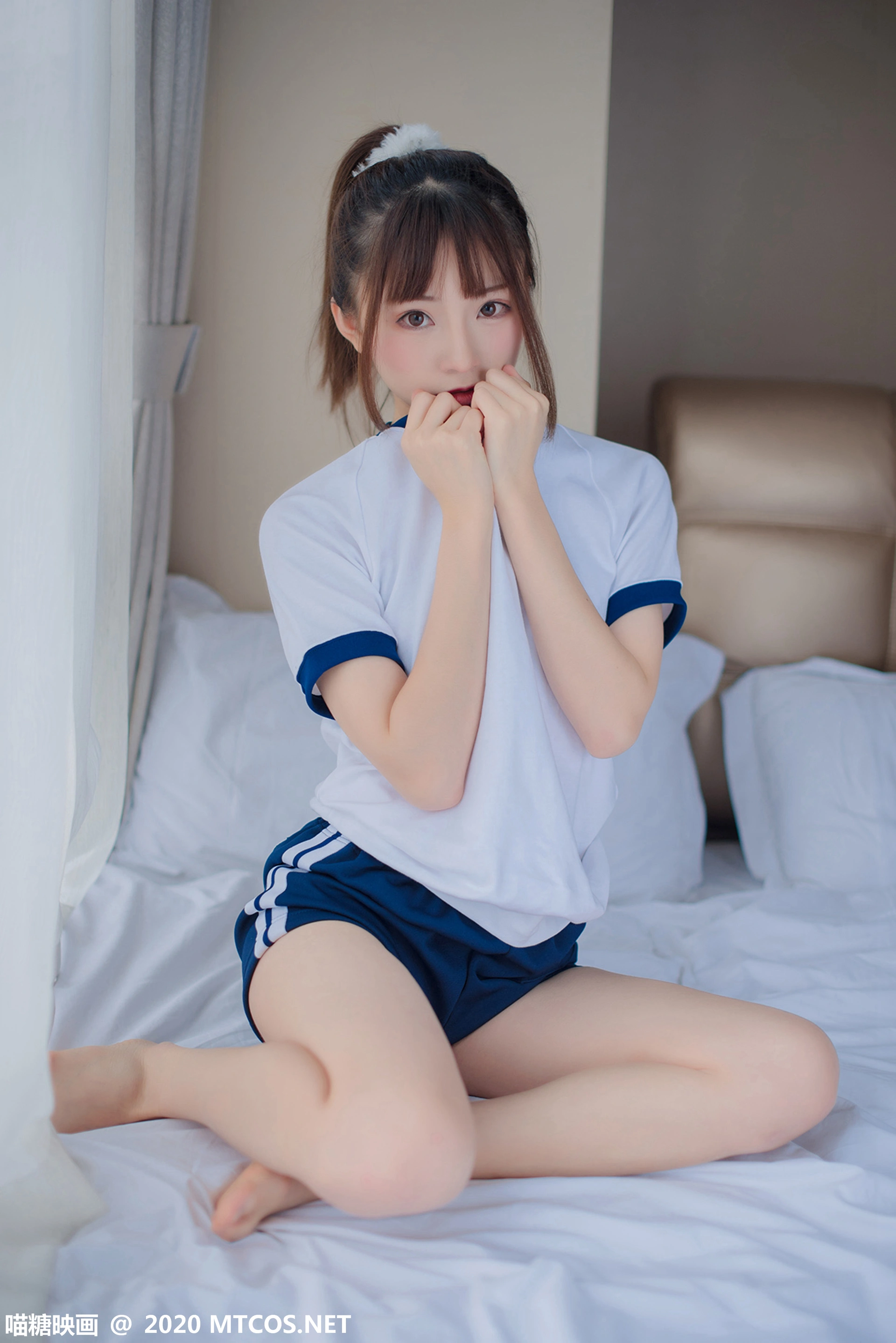 喵糖映画 - VOL.222 清凉体操服 清纯学妹 3